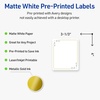 image:imageAvery Printable Rectangle Labels Gold amp Navy Border Florals 4 x 313 Matte White Rectangle Labels Permanent LaserInkjet 40ct Great for Product MerchandisingGreen Florals With Gold Dots
