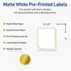 image:imageAvery Printable Rectangle Labels Gold amp Navy Border Florals 4 x 313 Matte White Rectangle Labels Permanent LaserInkjet 40ct Great for Product MerchandisingDouble Gold Border With Florals