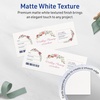 image:imageAvery Printable Rectangle Tickets 218 x 55 Textured Matte White Laser amp Inkjet Compatible 80 Total Great for Product Branding Marketing and More80 Cards