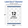 image:imageAvery Printable Round Labels Sure Feed Technology Gold Beads Design 2 Diameter Glossy White Permanent Adhesive LaserInkjet 120 Total Great for Product MerchandisingGold Lace Trim
