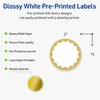 image:imageAvery Printable Round Labels Sure Feed Technology Gold Beads Design 2 Diameter Glossy White Permanent Adhesive LaserInkjet 120 Total Great for Product MerchandisingGold Dots Edge