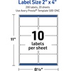 image:imageAvery Printable Shipping Labels 2 x 4 Matte White with Gold Dots Green Florals Design Permanent Adhesive Laser amp Inkjet Compatible 10 Total Great for Shipping Branding and WeddingsGreen Florals With Gold Dots