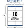 image:imageAvery Printable Shipping Labels 2 x 4 Matte White with Gold Dots Green Florals Design Permanent Adhesive Laser amp Inkjet Compatible 10 Total Great for Shipping Branding and WeddingsGold  Navy Border With Florals