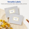 image:imageAvery Printable Shipping Labels 2 x 4 Matte White with Gold MultiLined Border Permanent Adhesive Laser amp Inkjet Compatible 10 Total Great for Shipping Branding and WeddingsMultilined Gold Border