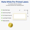 image:imageAvery Printable Shipping Labels 2 x 4 Matte White with Gold MultiLined Border Permanent Adhesive Laser amp Inkjet Compatible 10 Total Great for Shipping Branding and WeddingsGold Border With Gold Dots
