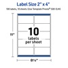 image:imageAvery Printable Shipping Labels 2 x 4 Matte White with Gold MultiLined Border Permanent Adhesive Laser amp Inkjet Compatible 10 Total Great for Shipping Branding and WeddingsGold Beads