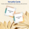 image:imageAvery Printable Square Cards Gold Dots Green Florals 2 x 2 Matte White Square Cards LaserInkjet 120ct Great for Business PromotionColor Block with Metallic Gold Veins