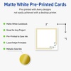 image:imageAvery Printable Square Cards Gold Dots Green Florals 2 x 2 Matte White Square Cards LaserInkjet 120ct Great for Business PromotionDouble Gold Border with Florals