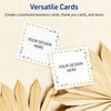 image:imageAvery Printable Square Cards Gold Dots Green Florals 2 x 2 Matte White Square Cards LaserInkjet 120ct Great for Business PromotionGreen Florals with Gold Dots