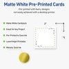 image:imageAvery Printable Square Cards Gold Dots Green Florals 2 x 2 Matte White Square Cards LaserInkjet 120ct Great for Business PromotionGreen Florals with Gold Dots