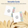 image:imageAvery Printable Square Cards Gold Dots Green Florals 2 x 2 Matte White Square Cards LaserInkjet 120ct Great for Business PromotionWatercolors with Gold Ginkgo Leaves
