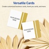 image:imageAvery Printable Square Cards Gold Edge Dots 25 x 25 Matte White Square Cards LaserInkjet 90ct Great for Business PromotionDouble Dipped Gold Edge