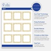 image:imageAvery Printable Square Cards Gold Edge Dots 25 x 25 Matte White Square Cards LaserInkjet 90ct Great for Business PromotionFlourished Metallic Gold Florals