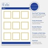 image:imageAvery Printable Square Cards Gold Edge Dots 25 x 25 Matte White Square Cards LaserInkjet 90ct Great for Business PromotionGold Beads