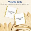 image:imageAvery Printable Square Cards Gold Edge Dots 25 x 25 Matte White Square Cards LaserInkjet 90ct Great for Business PromotionGold Dots Edge