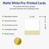 image:imageAvery Printable Square Cards Gold Edge Dots 25 x 25 Matte White Square Cards LaserInkjet 90ct Great for Business PromotionGold Lace Trim