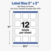 image:imageAvery Printable Square Labels Gold amp Navy Border Florals 2 x 2 Matte White Square Labels Permanent LaserInkjet 120ct Great for Product MerchandisingGold Frame W Ribbon  Roses  Stripes