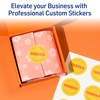 image:imageAvery Professionally Printed Custom Stickers 25 Round Personalized Stickers Waterproof Matte White Film Design Your Own Custom Decals Great for Branding Gifts and MoreMatte White Film