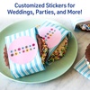 image:imageAvery Professionally Printed Custom Stickers 25 Round Personalized Stickers Waterproof Matte White Film Design Your Own Custom Decals Great for Branding Gifts and MoreMatte White Film