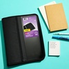 image:imageAvery Zipper 3 Ring Binder 1 Round Rings 175Sheet Capacity Black Durable Binder Organizer with Pocket for Extra Storage Great for Organizing Projects Assignments and More 26006Black