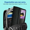 image:imageAvery Zipper 3 Ring Binder 1 Round Rings 175Sheet Capacity Black Durable Binder Organizer with Pocket for Extra Storage Great for Organizing Projects Assignments and More 26006Black