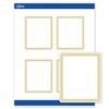 image:imageAvery Printable Rectangle Labels Gold Border Gold Dots 4 x 313 Matte White Rectangle Labels Permanent LaserInkjet 40ct Great for Product MerchandisingMultilined Gold Border