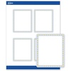 image:imageAvery Printable Rectangle Labels Gold amp Navy Border Florals 4 x 313 Matte White Rectangle Labels Permanent LaserInkjet 40ct Great for Product MerchandisingBlue Border With Gold Dots