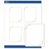image:imageAvery Printable Rectangle Labels Gold amp Navy Border Florals 4 x 313 Matte White Rectangle Labels Permanent LaserInkjet 40ct Great for Product MerchandisingGreen Florals With Gold Dots