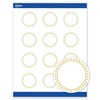 Gold Border With Gold Dots