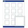 image:imageAvery Printable Square Cards Gold Dots Green Florals 2 x 2 Matte White Square Cards LaserInkjet 120ct Great for Business PromotionBlue Border with Gold Dots