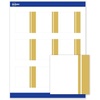 image:imageAvery Printable Square Cards Gold Edge Dots 25 x 25 Matte White Square Cards LaserInkjet 90ct Great for Business PromotionDouble Dipped Gold Edge