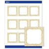image:imageAvery Printable Square Cards Gold Edge Dots 25 x 25 Matte White Square Cards LaserInkjet 90ct Great for Business PromotionFlourished Metallic Gold Florals