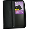 image:imageAvery Zipper 3 Ring Binder 1 Round Rings 175Sheet Capacity Black Durable Binder Organizer with Pocket for Extra Storage Great for Organizing Projects Assignments and More 26006Black