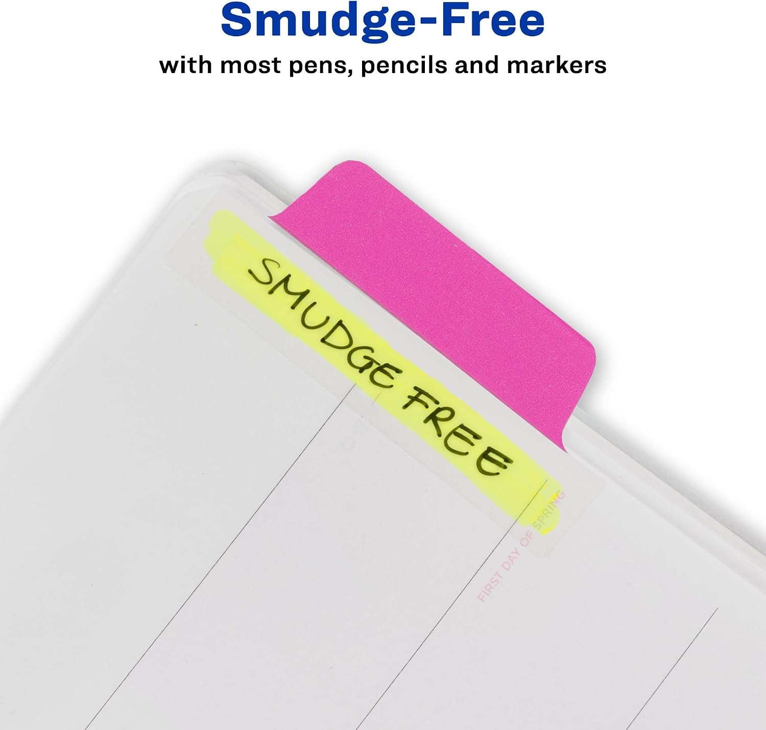 image:imageAvery Margin Ultra Tabs 25 x 1 2Side Writable Assorted Colors 24 Repositionable Page Tabs 74768Assorted Neon