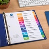 image:imageAvery 12 Tab Dividers for 3 Ring Binders Customizable Table of Contents Multicolor Tabs 6 Sets 1119612 tabs Pack of 6