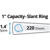 image:imageAvery 3 Ring Binder 3 Inch Slant Rings Durable View White Binder for Home Office or School Use 4 Pack 170301