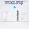 image:imageAvery 3 Ring Binder 3 Inch Slant Rings Durable View White Binder for Home Office or School Use 4 Pack 170303