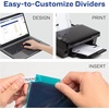 image:imageAvery Big Tab Insertable Plastic 2 Pocket Dividers for 3 Ring Binders 5 Tab Set TwoTone Multicolor Works with Sheet Protectors 1 Binder Divider Set 11982Pack of 24