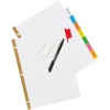 image:imageAvery Big Tab Write amp Erase Dividers for 3 Ring Binders 8Tab Set Multicolor Divider Tabs 1 Set of Binder Dividers Great for Organizing Projects Reports Finances and More 230798 Tab Pack of 2