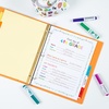 image:imageAvery Binder Dividers  5Tab Insertable Multicolor Big Tabs for Binders 6 Sets of Dividers 1110948Pack
