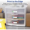 image:imageAvery Durable Removable Rectangle Labels Sure Feed Technology 05 x 175 Matte White Film WaterResistant PrinttoTheEdge LaserPigmentBased Inkjet 1400 Total448 labels