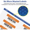 image:imageAvery Durable Removable Rectangle Labels Sure Feed Technology 1 x 258 Matte White Film WaterResistant PrinttoTheEdge LaserPigmentBased Inkjet Printable 400 Total400 labels
