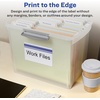 image:imageAvery Durable Removable Rectangle Labels Sure Feed Technology 3 x 5 Matte White Film WaterResistant PrinttoTheEdge LaserPigmentBased Inkjet Printable 75 Total45 labels