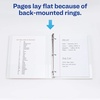 image:imageAvery Durable View 3 Ring Binder 05 Slant Rings 135Sheet Capacity 07 Inch Wide Spine Great for Home School Supplies Office or Organization Needs 1 White Binder 1700205 Pack of 2