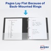 image:imageAvery Durable View 3 Ring Binder 112 Inch EZD Rings 1 White Binder 094013 Pack of 2