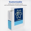 image:imageAvery Durable View 3 Ring Binder 112 Inch EZD Rings 1 White Binder 094014