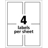 image:imageAvery Durable White Cover Up ID Labels for Laser Printers 2 x 2625 Pack of 750 65785 x 312