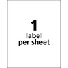 image:imageAvery Durable White Cover Up ID Labels for Laser Printers 85 x 11 Pack of 50 6575