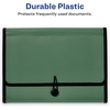 image:imageAvery Expanding File Folder Organizer 13Pocket Accordion File Organizer Sage Holds 425 LetterA4Size Sheets 73555Sage