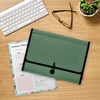image:imageAvery Expanding File Folder Organizer 13Pocket Accordion File Organizer Sage Holds 425 LetterA4Size Sheets 73555Sage